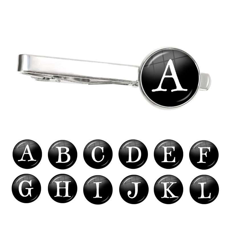 Letter Tie Clip Decoration With French Shirt | Orazek UK Ltd