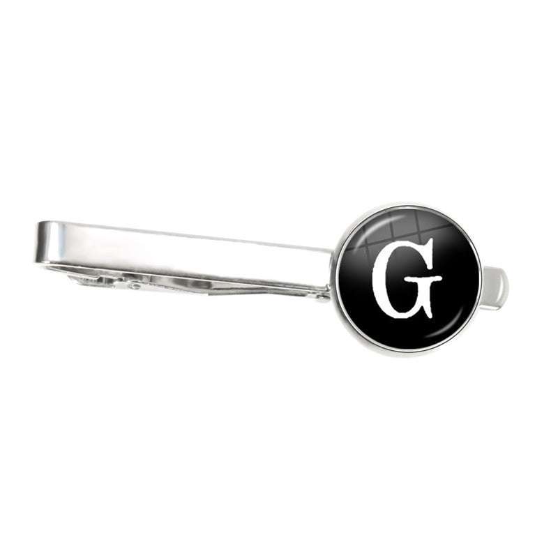 Letter Tie Clip Decoration With French Shirt | Orazek UK Ltd