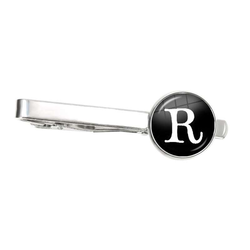 Letter Tie Clip Decoration With French Shirt | Orazek UK Ltd