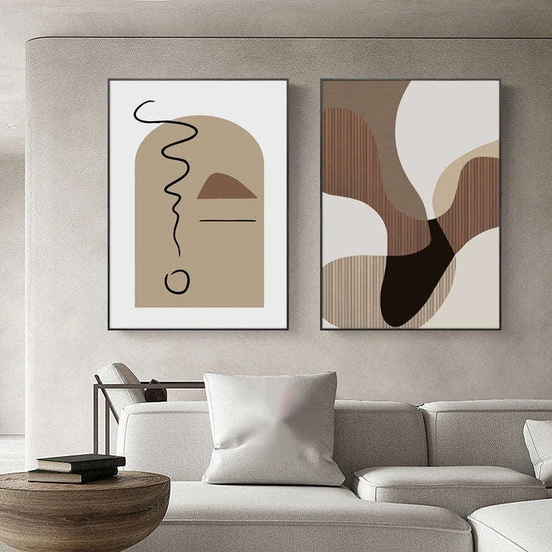 Living Room Sofa Background Wall Decorative Painting Mural | Orazek UK Ltd