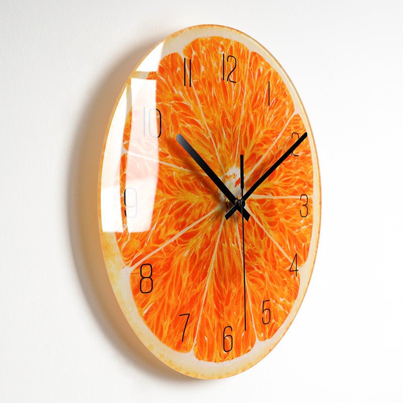 Luxury Silent Wall Clock Living Room Glass Clocks Wall | Orazek UK Ltd