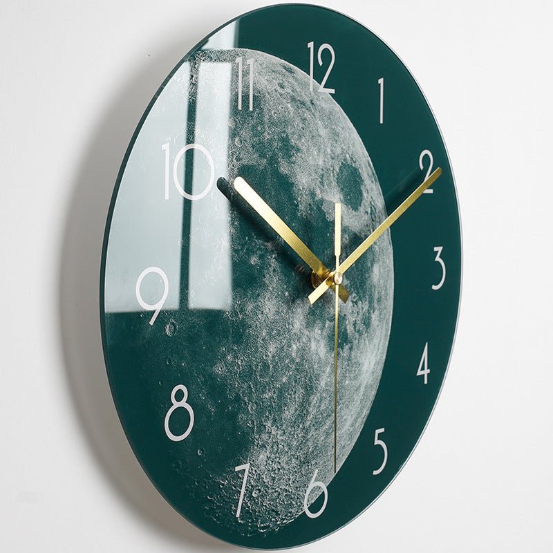 Luxury Silent Wall Clock Living Room Glass Clocks Wall | Orazek UK Ltd