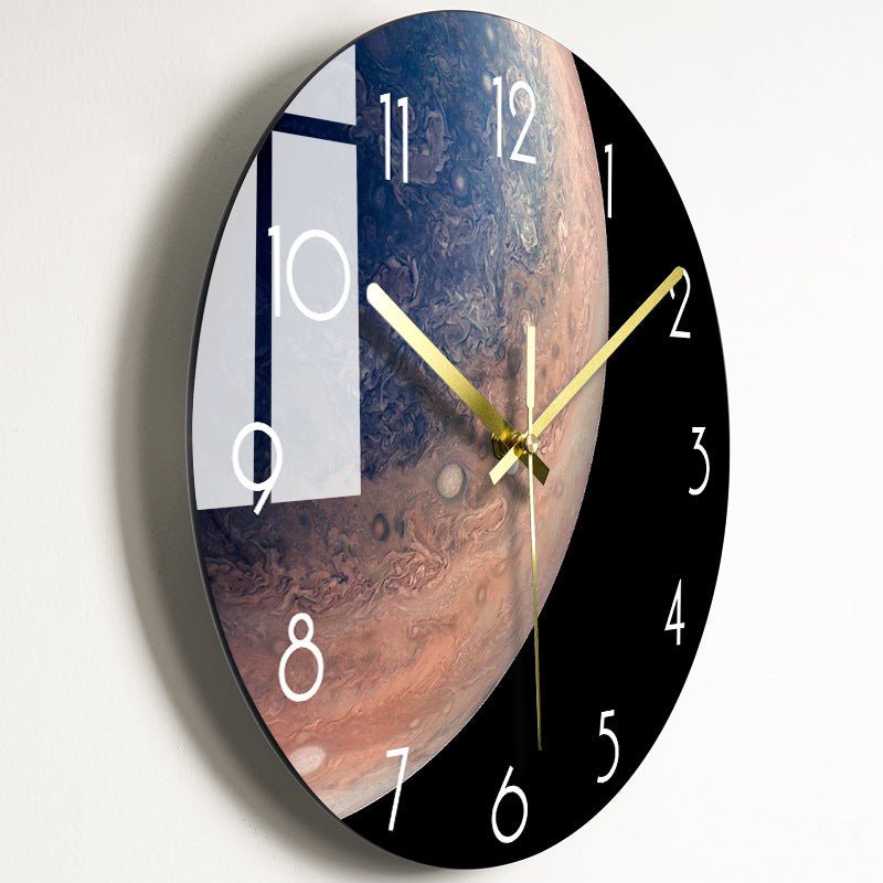 Luxury Silent Wall Clock Living Room Glass Clocks Wall | Orazek UK Ltd