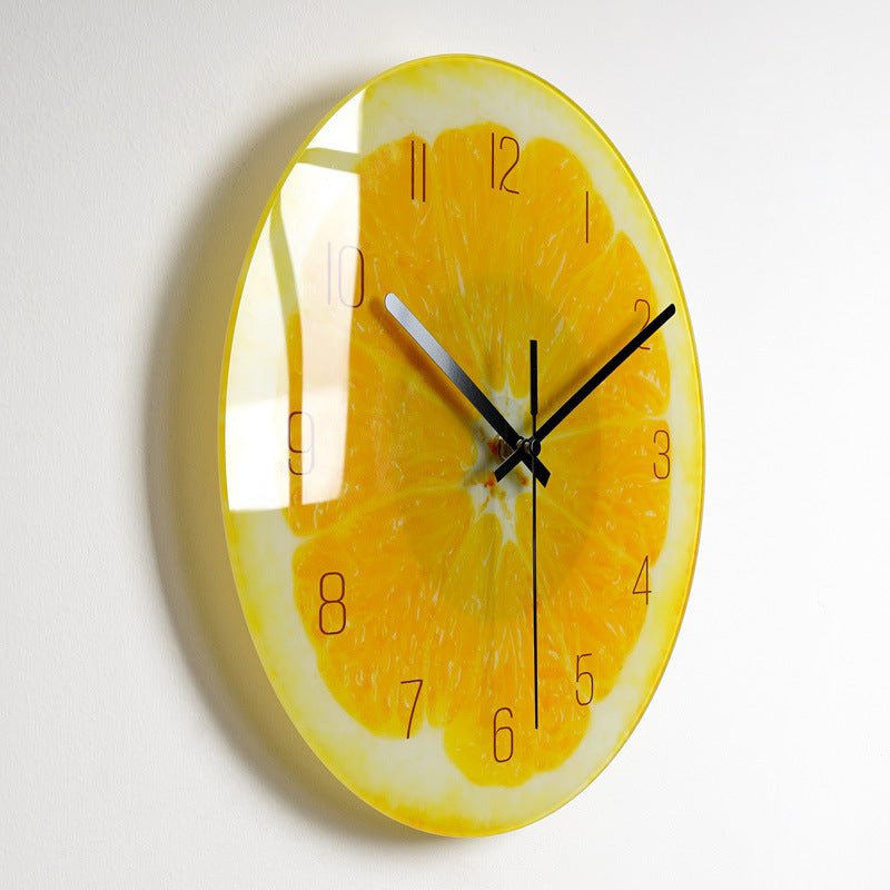 Luxury Silent Wall Clock Living Room Glass Clocks Wall | Orazek UK Ltd