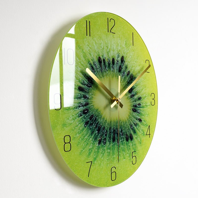 Luxury Silent Wall Clock Living Room Glass Clocks Wall | Orazek UK Ltd