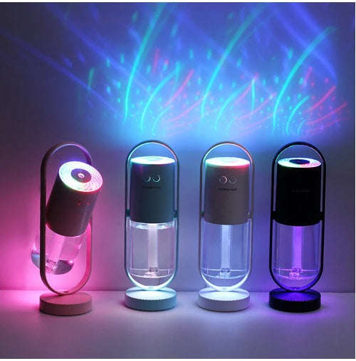 Magic Shadow USB Air Humidifier For Home With Projection Night Lights Ultrasonic Car Mist Maker Mini Office Air Purifier | Orazek UK Ltd