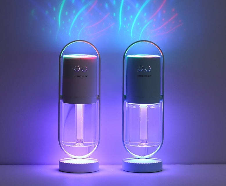 Magic Shadow USB Air Humidifier For Home With Projection Night Lights Ultrasonic Car Mist Maker Mini Office Air Purifier | Orazek UK Ltd