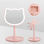 Makeup Beauty Mirror Fill Light Rechargeable Dormitory Students | Orazek UK Ltd