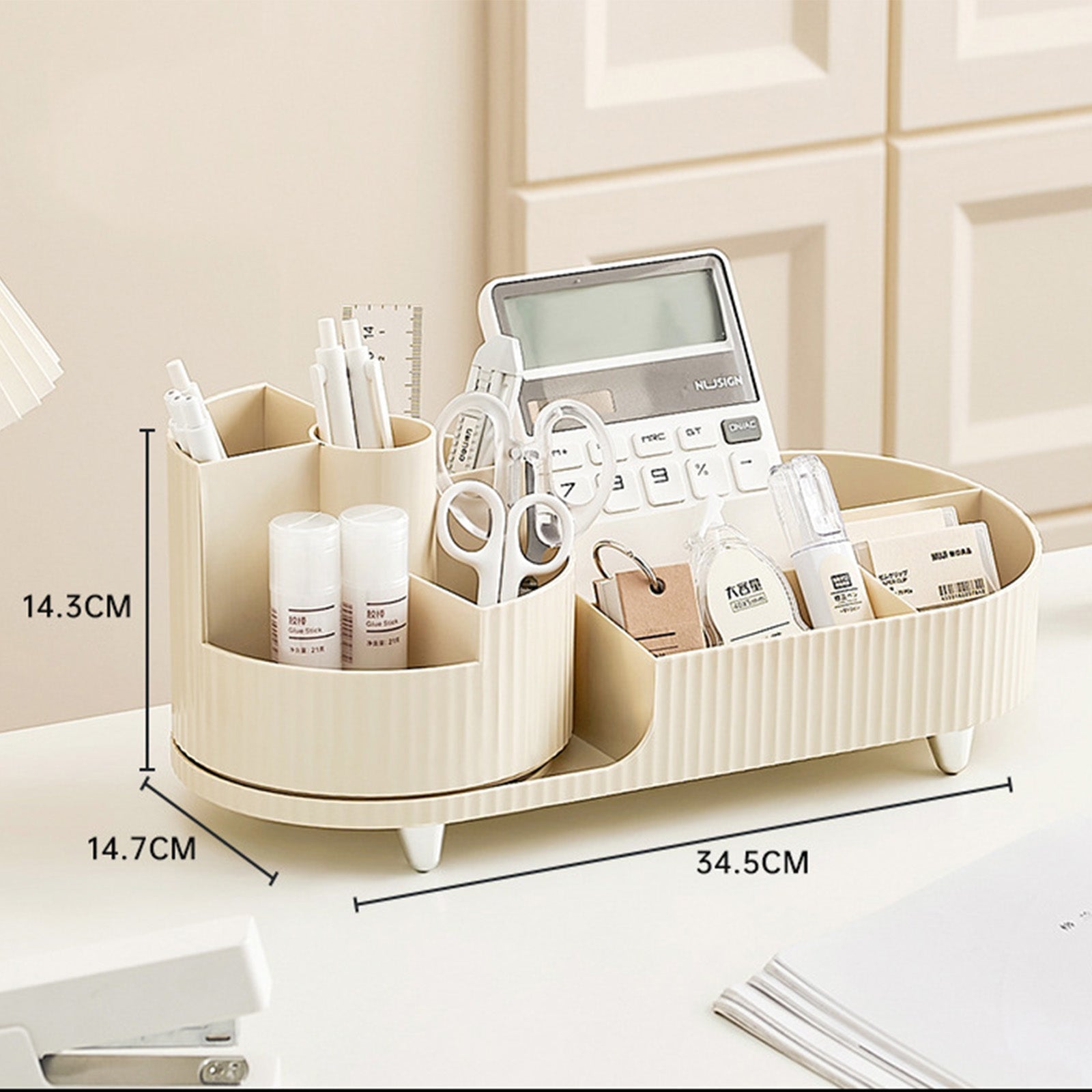 Makeup Organizer Countertop Rotating Makeup Organizer For Vanity Large Capacity Cosmetic Display Case With Makeup Brush Holder Cosmetic Organizer Countertop | Orazek UK Ltd