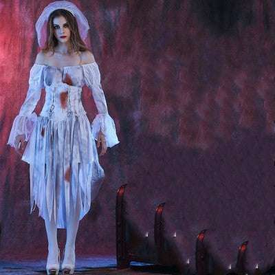 Male and female adult bride and groom Halloween costumes Orazek UK Ltd