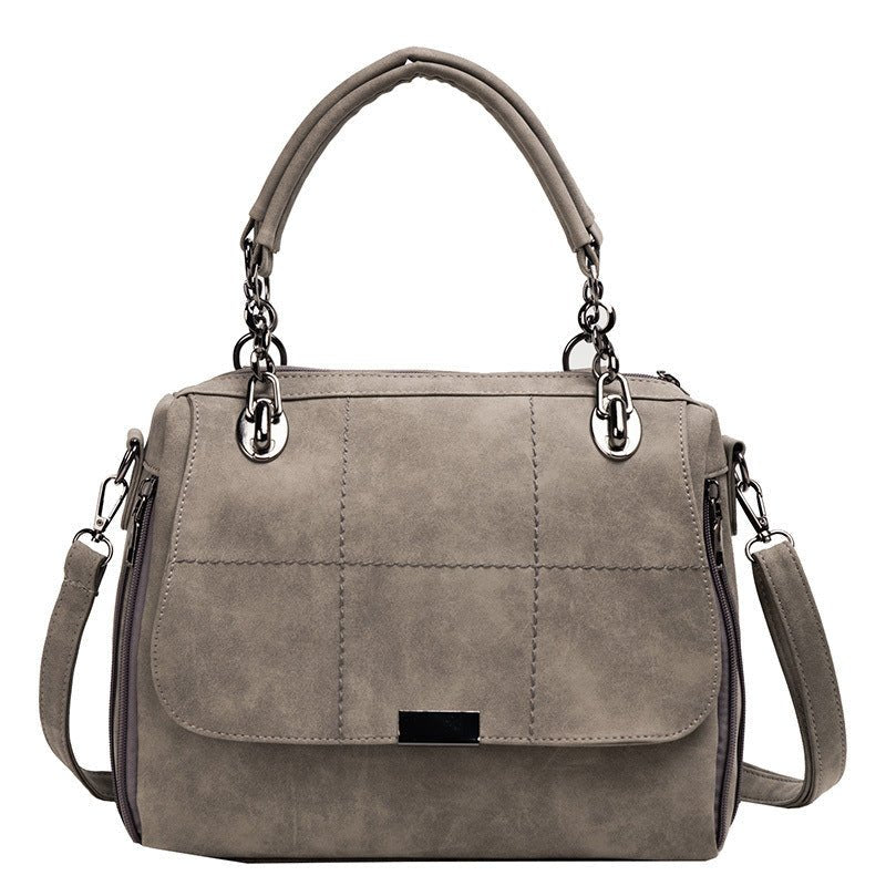 Matte Women Scrub Female Shoulder Bags Large Capacity Matcha Green PU Leather Lady Totes Boston Bag for Travel Hand Bags | Orazek UK Ltd