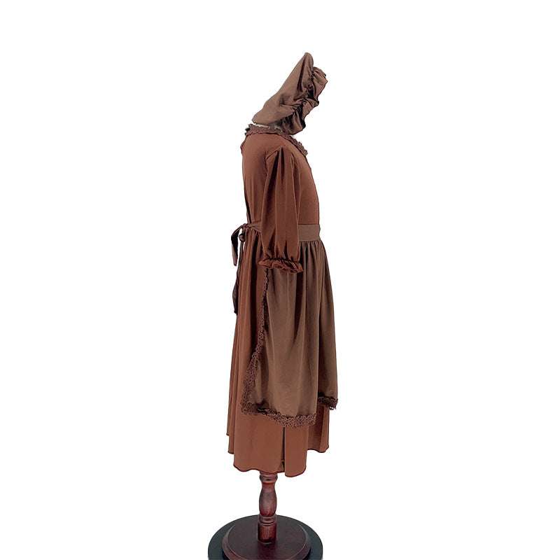 Medieval Civilian Costume Children European Colony Poor Cosplay Clothes Cosplay Old Grandma Performance Costumes | Orazek UK Ltd