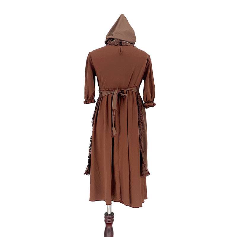 Medieval Civilian Costume Children European Colony Poor Cosplay Clothes Cosplay Old Grandma Performance Costumes Orazek UK Ltd