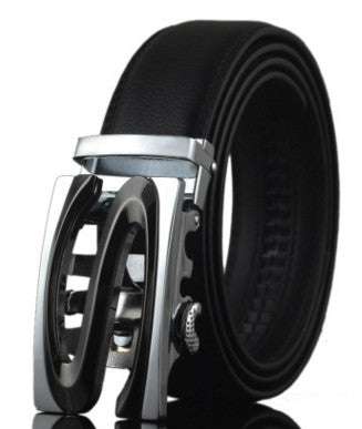 Men Automatic Buckle Leather Belts | Orazek UK Ltd