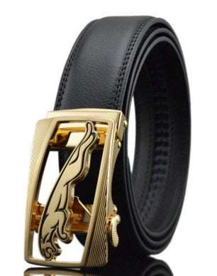 Men Automatic Buckle Leather Belts | Orazek UK Ltd