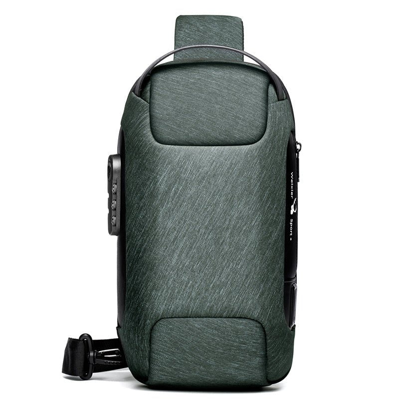 Men Chest Bag Messenger Bag Anti-theft Shoulder Bags Chest Bag Pack For Male | Orazek UK Ltd