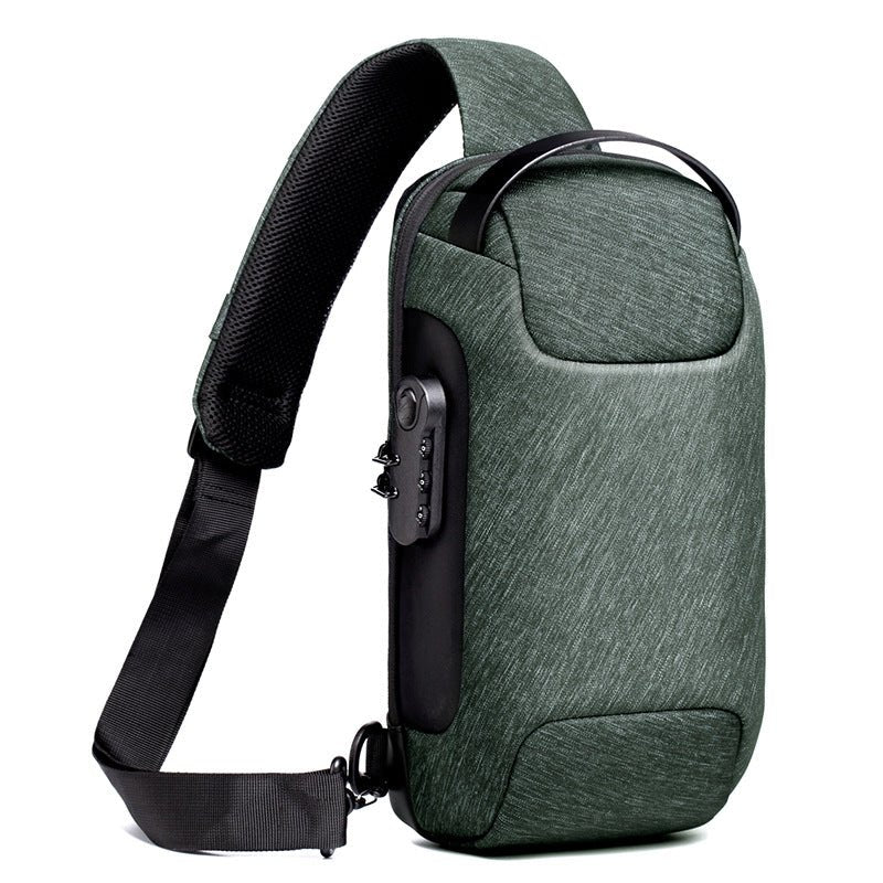 Men Chest Bag Messenger Bag Anti-theft Shoulder Bags Chest Bag Pack For Male | Orazek UK Ltd