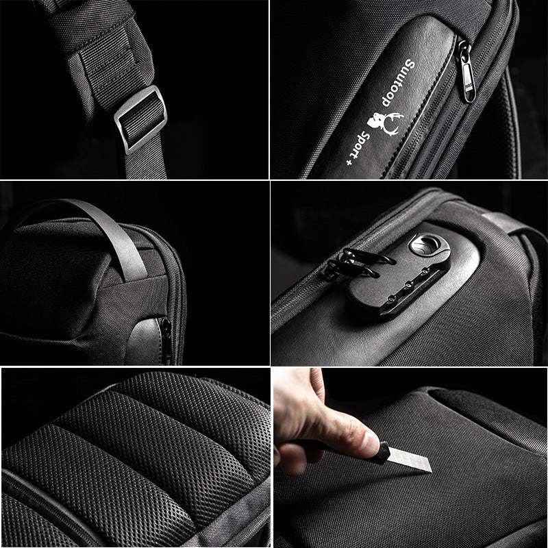 Men Chest Bag Messenger Bag Anti-theft Shoulder Bags Chest Bag Pack For Male | Orazek UK Ltd