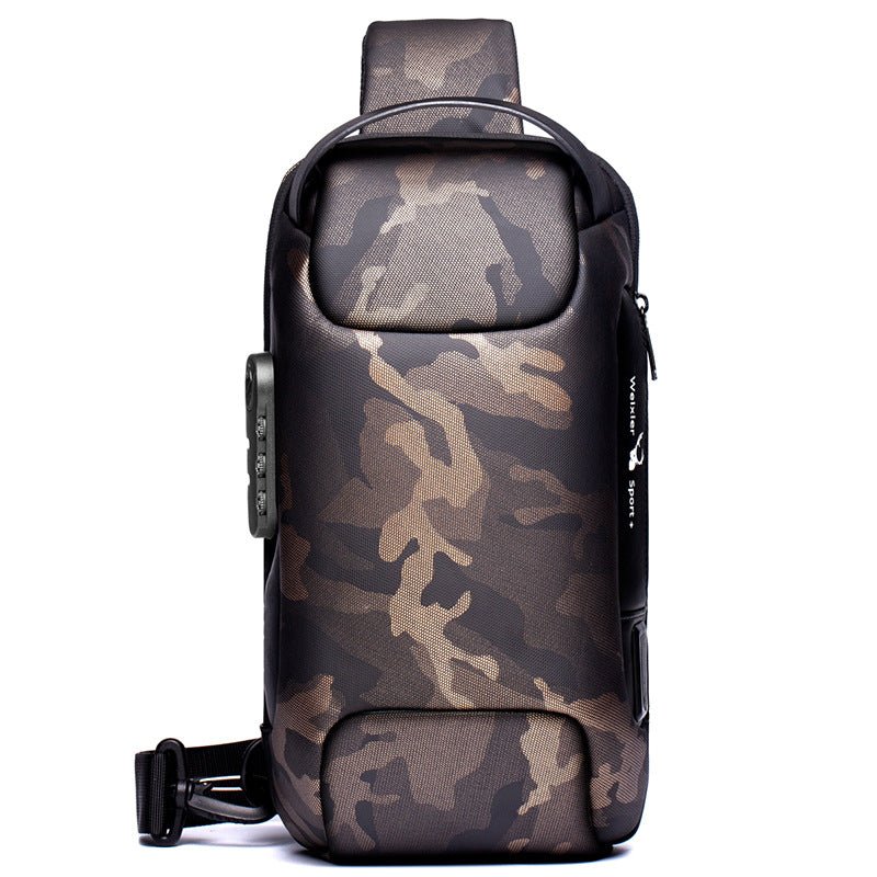 Men Chest Bag Messenger Bag Anti-theft Shoulder Bags Chest Bag Pack For Male | Orazek UK Ltd