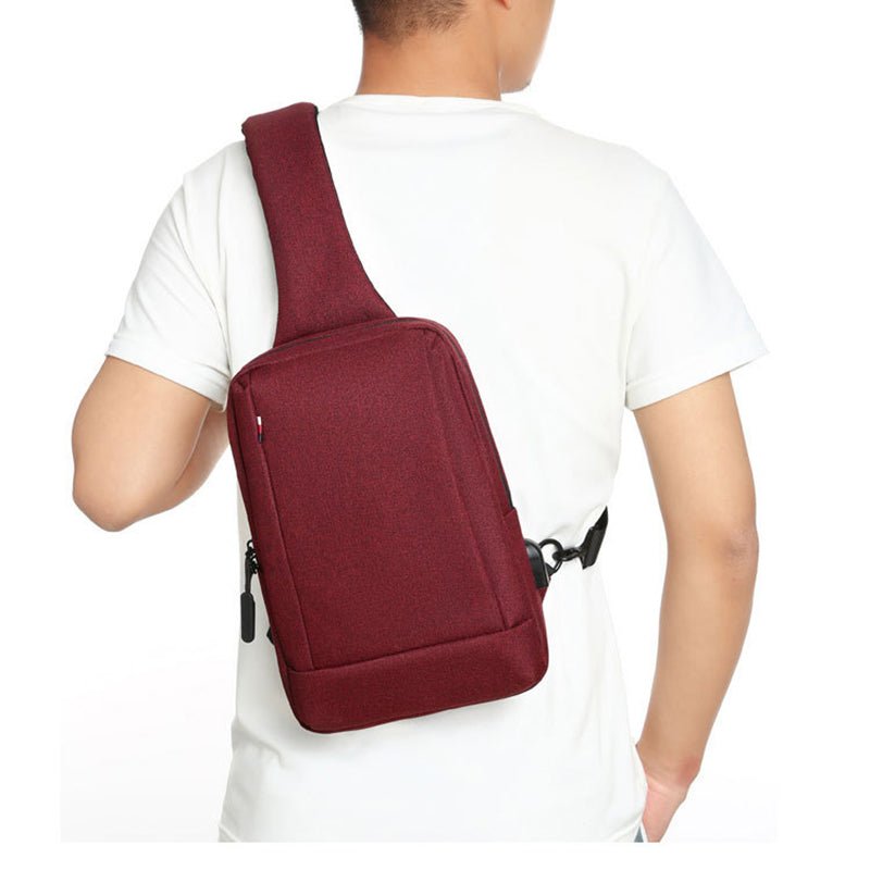 Men Chest Bag Shoulder Bags Crossbody Sling Backpack | Orazek UK Ltd