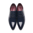 Men Leather Shoes Men Business Casual Dress Shoes Business Casual Leather Shoes Slip-on Black Driving Shoe For Men | Orazek UK Ltd