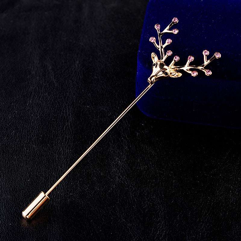 Men's Elk Small Brooch Korea Brooch Pin Orazek UK Ltd