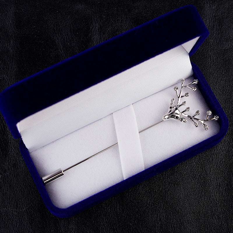 Men's Elk Small Brooch Korea Brooch Pin Orazek UK Ltd