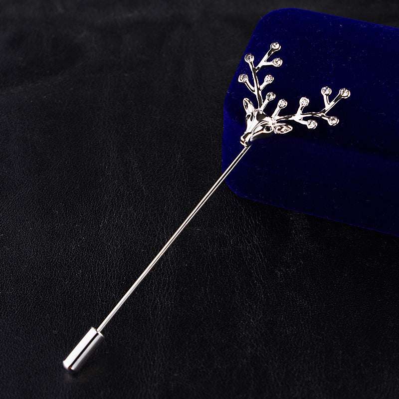 Men's Elk Small Brooch Korea Brooch Pin Orazek UK Ltd