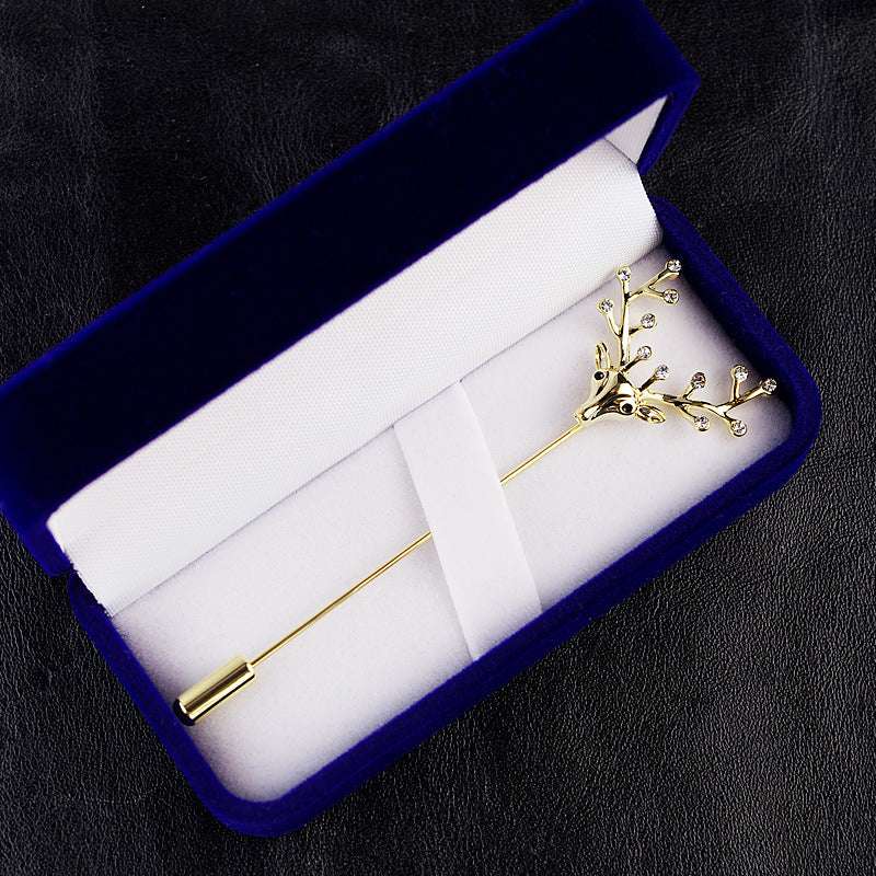 Men's Elk Small Brooch Korea Brooch Pin Orazek UK Ltd