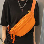 Men Women Sports Chest Bags All-matching Casual Simplicity Crossbody Bag | Orazek UK Ltd