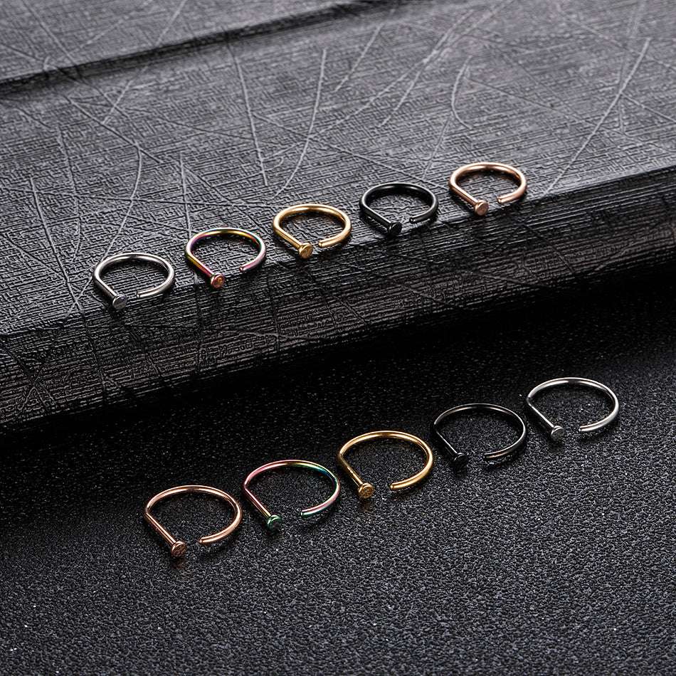 Men's And Women's Fashion Stainless Steel Nose Ring | Orazek UK Ltd