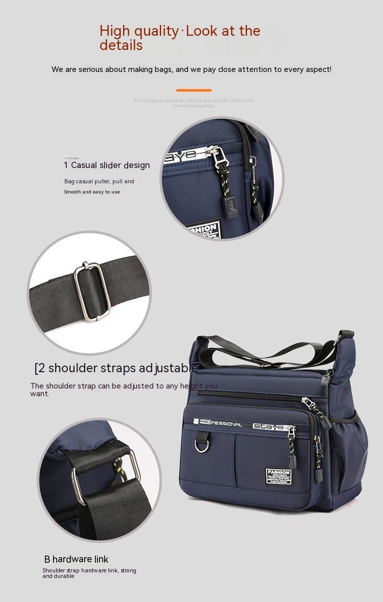 Men's Bags Crossbody Multi-pocket Large Capacity Shoulder Bag | Orazek UK Ltd