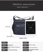 Men's Bags Crossbody Multi-pocket Large Capacity Shoulder Bag | Orazek UK Ltd