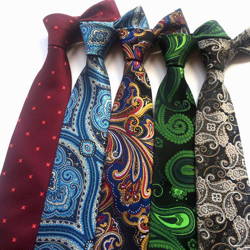 Men's Casual Formal Wear Polyester Jacquard Tie | Orazek UK Ltd