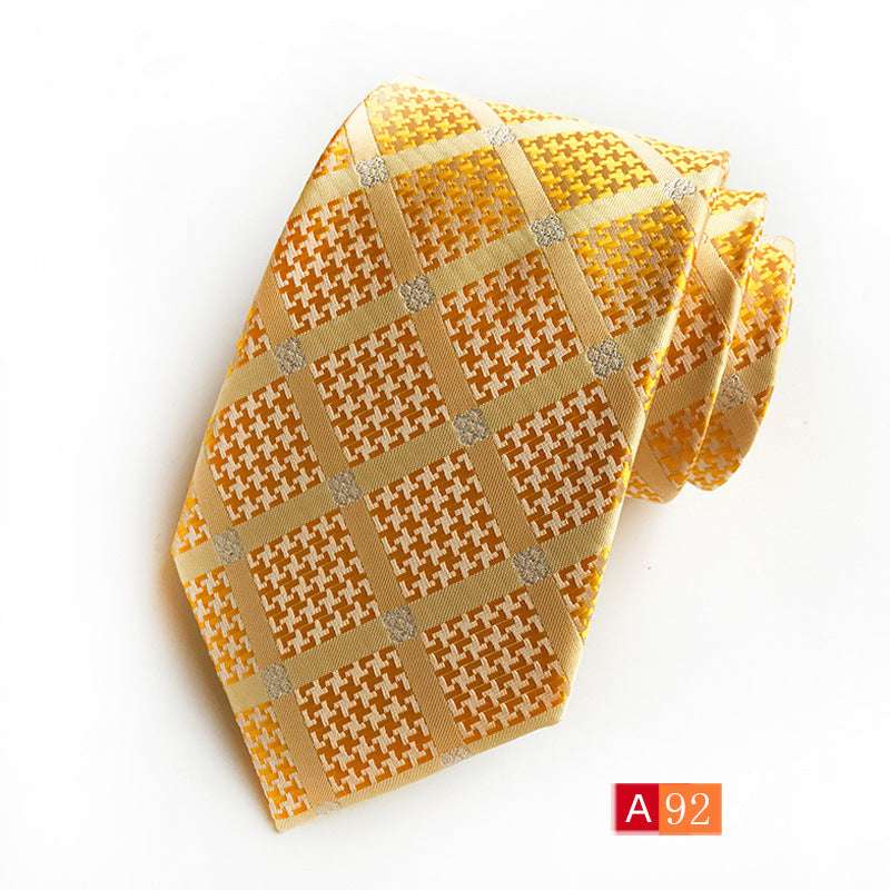 Men's Casual Formal Wear Polyester Jacquard Tie | Orazek UK Ltd