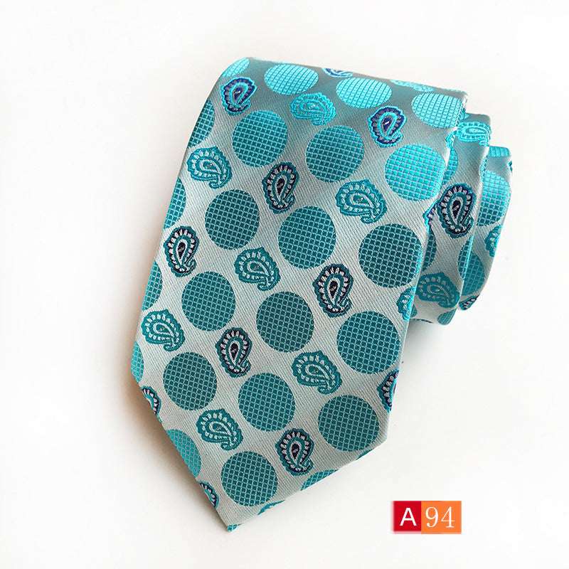 Men's Casual Formal Wear Polyester Jacquard Tie | Orazek UK Ltd