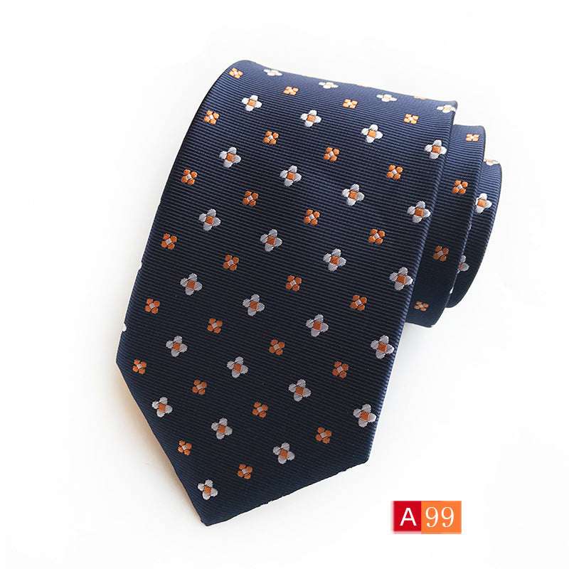 Men's Casual Formal Wear Polyester Jacquard Tie | Orazek UK Ltd
