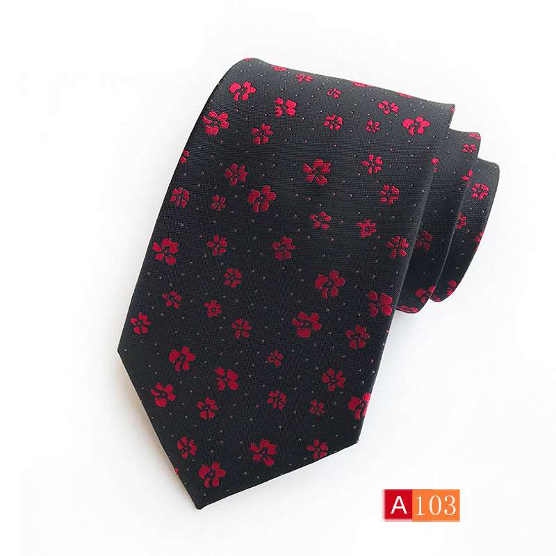 Men's Casual Formal Wear Polyester Jacquard Tie | Orazek UK Ltd