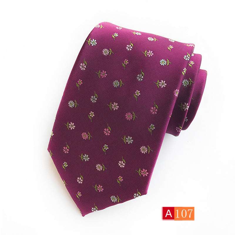 Men's Casual Formal Wear Polyester Jacquard Tie | Orazek UK Ltd