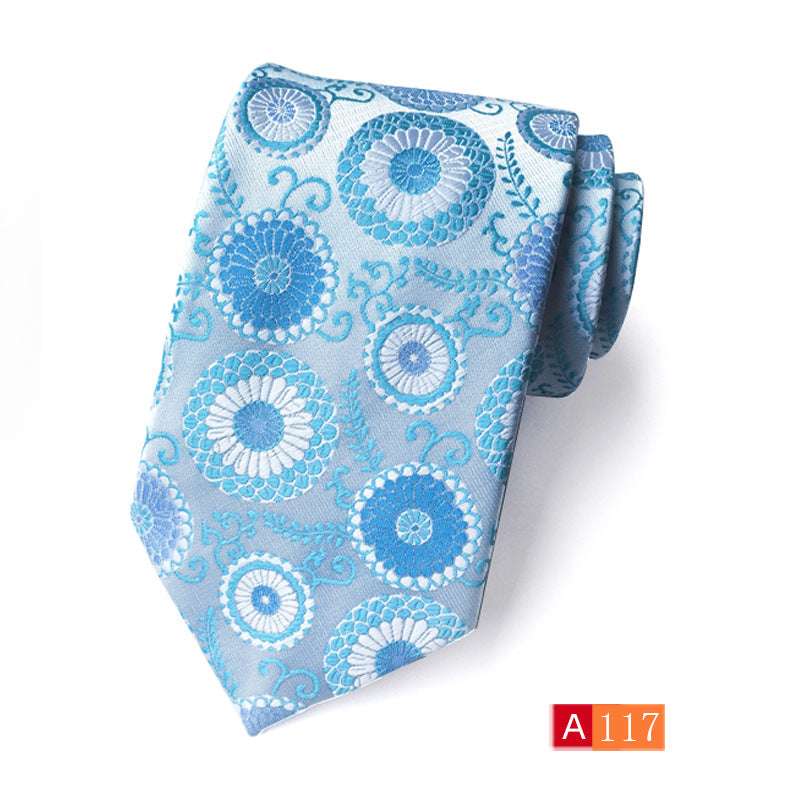 Men's Casual Formal Wear Polyester Jacquard Tie | Orazek UK Ltd