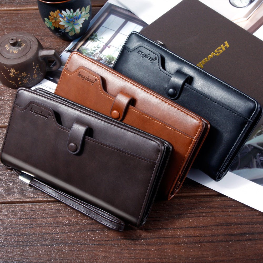 Men's Clutch Wallet Long Wallet Men | Orazek UK Ltd