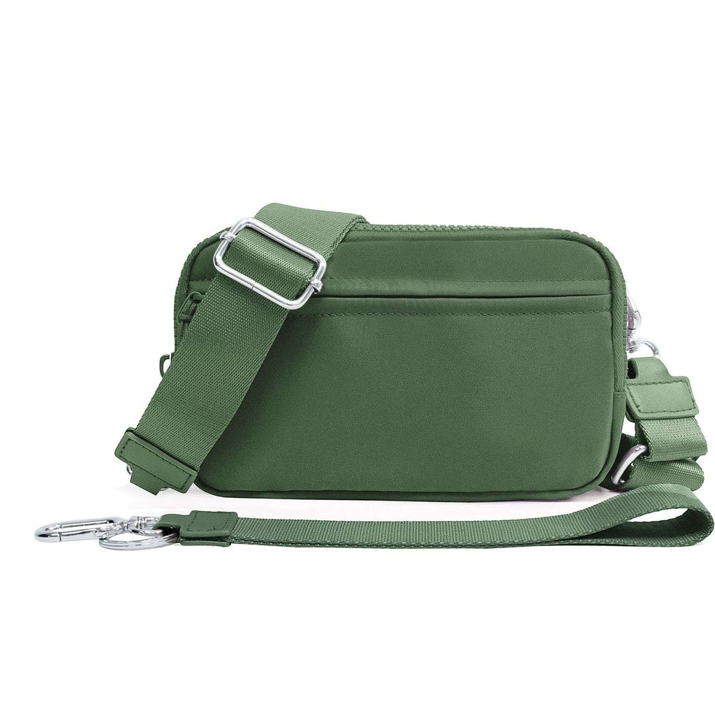 Mens Double-Layer Polyester Waterproof Crossbody Waist Bag | Orazek UK Ltd