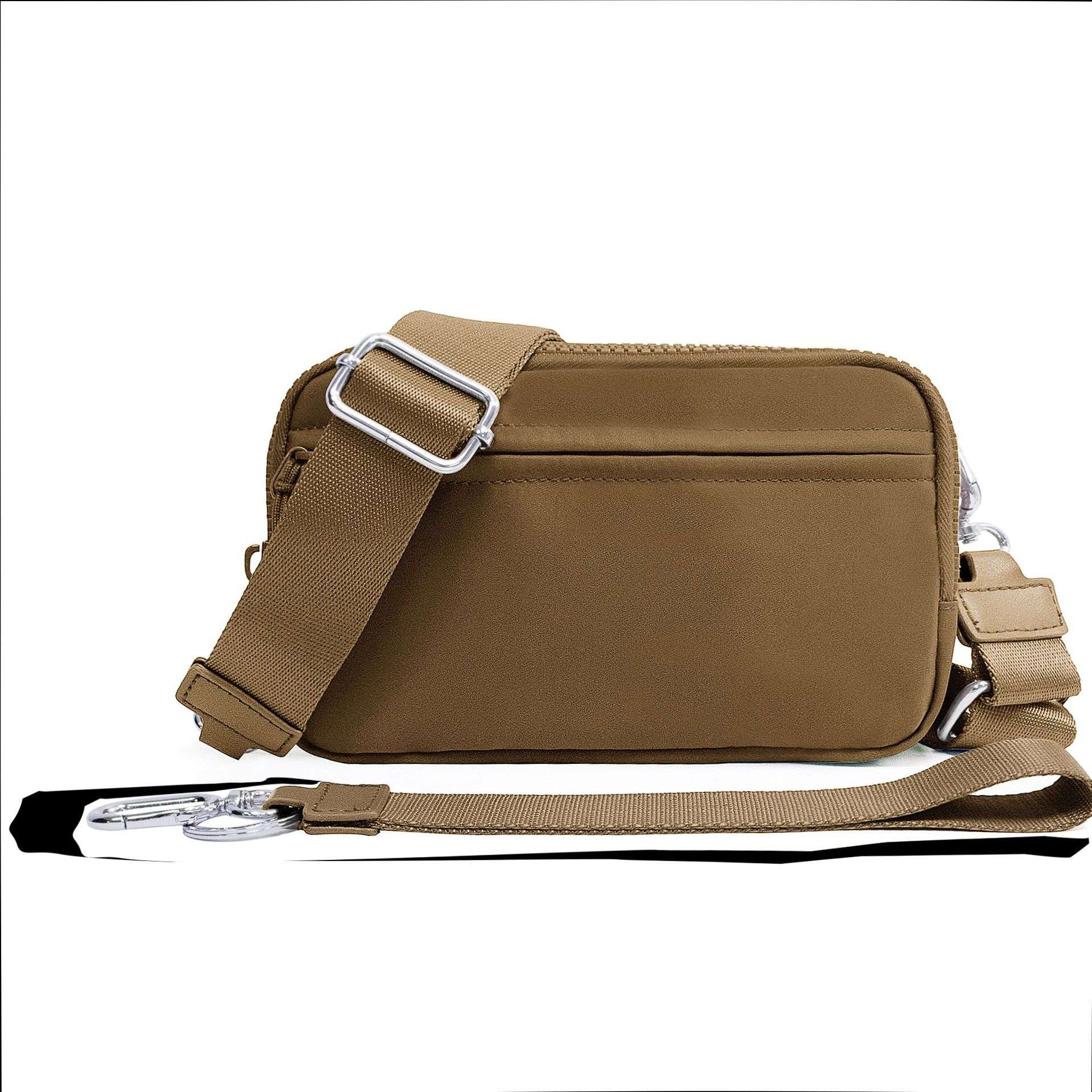 Mens Double-Layer Polyester Waterproof Crossbody Waist Bag | Orazek UK Ltd