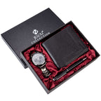 Men's Gift Set Beautifully Wrapped Watch Wallet Pen Set | Orazek UK Ltd
