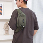 Men's Multifunctional Waist Bag Wear-resistant Waterproof Crossbody Bags | Orazek UK Ltd