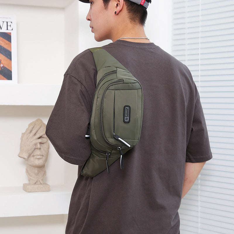 Men's Multifunctional Waist Bag Wear-resistant Waterproof Crossbody Bags | Orazek UK Ltd