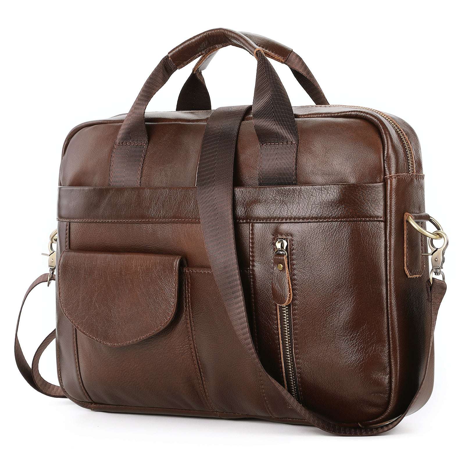 Men's Portable One-shoulder Cross-body Briefcase | Orazek UK Ltd