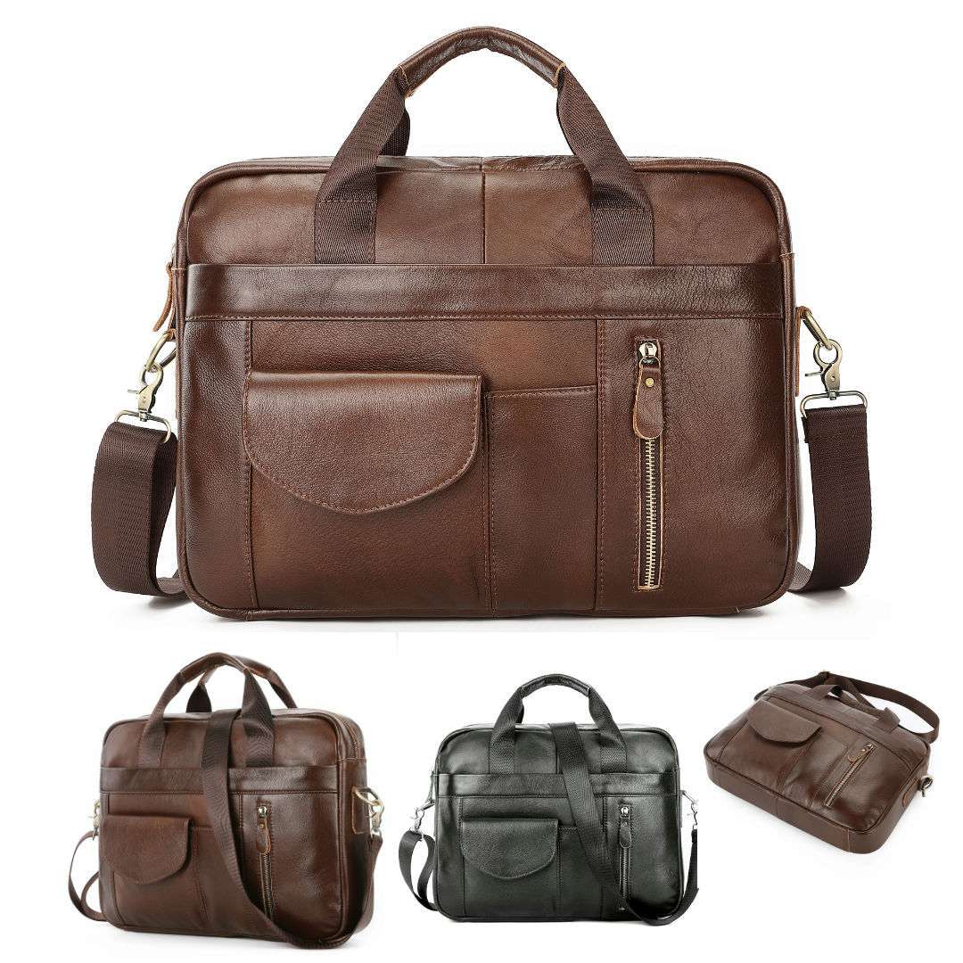 Men's Portable One-shoulder Cross-body Briefcase | Orazek UK Ltd
