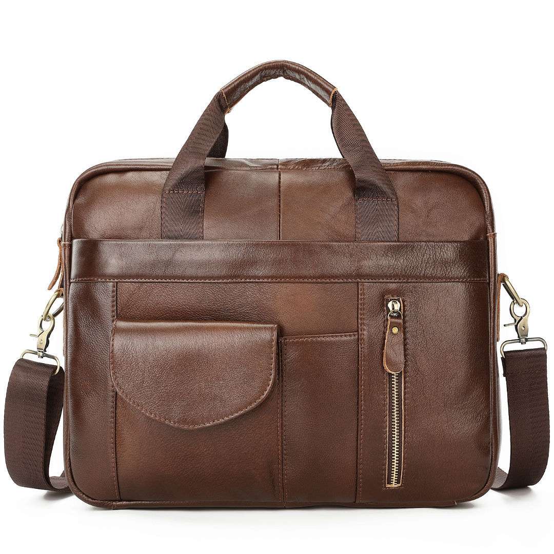 Men's Portable One-shoulder Cross-body Briefcase | Orazek UK Ltd