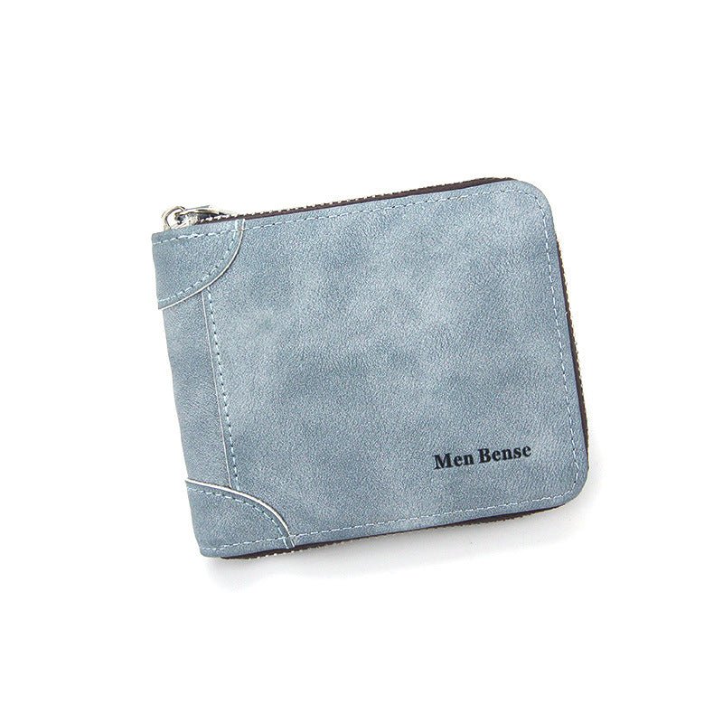 Men's Simplicity Wallet Fashion Frosted | Orazek UK Ltd